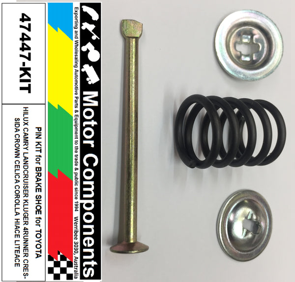 Brake Pin Shoe Hold Down Spring Kit Motor Components