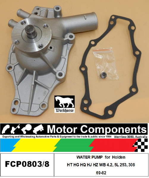 WATER PUMP FCP0803/8 for  Holden HT HG HQ HJ HZ WB 4.2, 5L 253, 308 69-82