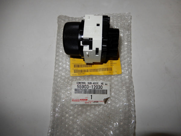 TEMP CONTROL KNOB & SWITCH FOR TY COROLLA ZRE152 07>15 55903-12030
