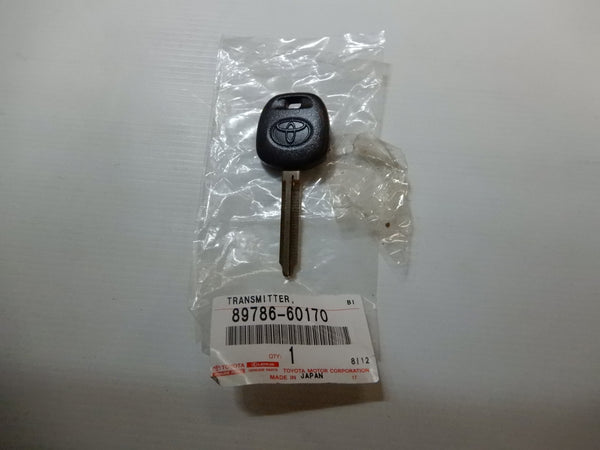 TRANSMITTER, TRANSPONDER CUT KEY SUB 89786-80170