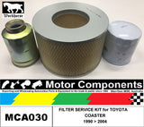 FILTER SERVICE KIT FOR TOYOTA COASTER 1990-2004