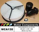 FILTER SERVICE KIT for TOYOTA MR2 AW11 4A-GEL 1.6L PETROL 11/87>1990