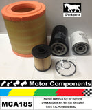 FILTER KIT for TOYOTA DYNA XZU404 XZU414 XZU424 XZU434 TURBO DIESEL S05C 4.6L 03