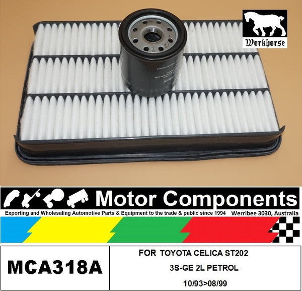 FILTER SERVICE KIT for TOYOTA CELICA ST202 3S-GE 2L PETROL 10/93>08/99