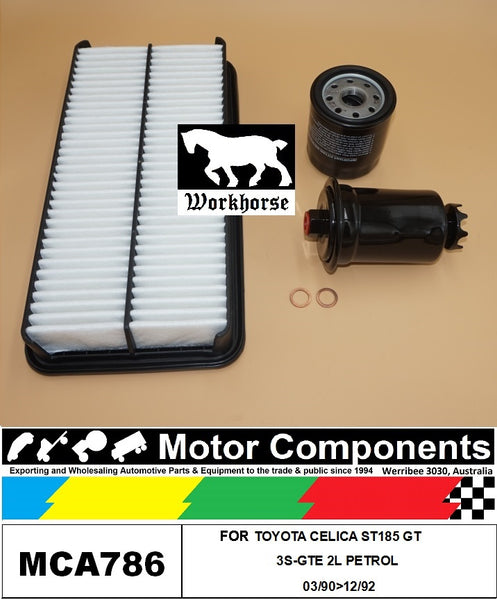FILTER SERVICE KIT for TOYOTA CELICA ST185 GT 3S-GTE 2L PETROL03/90>12/92