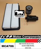 FILTER SERVICE KIT for TOYOTA CELICA ST205 3S-GTE TURBO PETROL 04/94>12/94