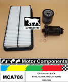 FILTER SERVICE KIT for TOYOTA CELICA ST182,183,184R,185GT,205 TURBO 1990>1994