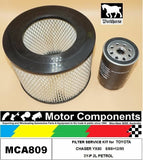 Filter Service Kit  for TOYOTA CHASER YX80 3Y-P 2L PETROL 08/88>12/95