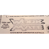 Toyota HILUX Workmate Decal 02/ 05>09/11 OEA1497