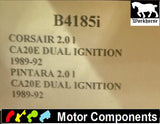 SPARK PLUG & LEAD SET for FORD CORSAIR 1989>92 NISSAN PINTARA 1989>1992