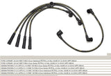 SPARK PLUG & LEAD SET for FORD CORSAIR 1986>90 NISSAN PINTARA 1989>92
