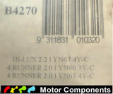SPARK PLUG & LEAD SET for TOYOTA  4RUNNER YN60 3YC 2L