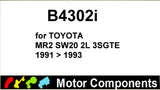 SPARK PLUGS & IGNITION LEADS for TOYOTA MR2  3SFE 2 lITRE 1991 > 1993