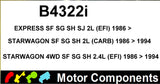 SPARK PLUG & IGNITION LEADS for MITSUBISHI STARWAGON 2.4L EXPRESS 2 Litre