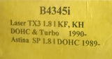 SPARK PLUG & IGNITION LEADS for FORD LASER KF, KH  MAZDA 323 1989>95