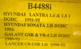 SPARK PLUG & IGNITION LEADS for HYUNDAI LANTRA 1.6L 1.8L 1991>95 SONATA 2L 93>98