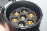 ADAPTER 7 PIN MALE FLAT PLUG TO 7 PIN ROUND FEMALE CONNECTOR ON TRAILER