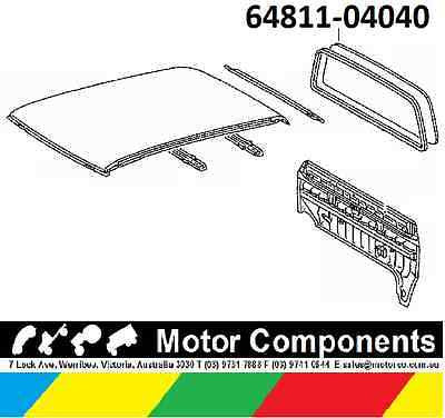 TOYOTA REAR GLASS LN147 LN152 LN167 LN172 RZN147 RZN154 RZN169 RZN 174 KZN165 97