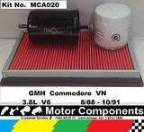 SERVICE KIT GMH Commodore VN 3.8L V6 8/88-10/91 OIL FUEL & AIR FILTERS