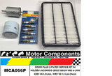 FILTER SERVICE KIT HOLDEN RODEO TFS TFR R9 V6 OIL FUEL AIR & SPARK PLUGS 98 > 03