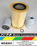 FILTER KIT Oil Air Fuel FORD COURIER PE PG PH TURBO DIESEL WL 2.5 Litre 5/00>06