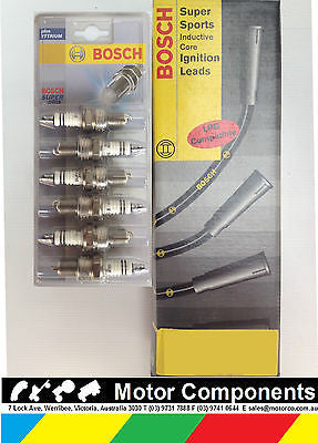 SPARK PLUGS & IGNITION LEADS for TOYOTA CRESSIDA MX73 CROWN MS123 MS125 85-88