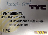 Holden Commodore VL 86-88 Sedan & Wagon Clear LHS Left Front Headlight