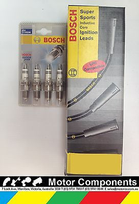 FORD TELSTAR AT 2 LITRE 1987-89 SPARK PLUGS & LEADS BOSCH