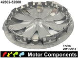HUB CAP for TOYOTA YARIS NCP130 BUILT AUGUST 2011 TO JULY 2014  42602-52500