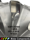 HUB CAP for TOYOTA YARIS NCP130 BUILT AUGUST 2011 TO JULY 2014  42602-52500