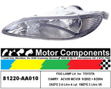 FOG LAMP LH for TOYOTA CAMRY ACV36 MCV36 9/2002 > 8/2004  81220-AA010
