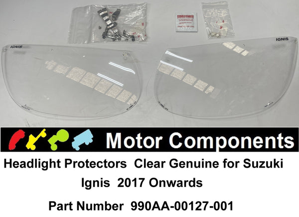 Headlight Protectors  Clear Genuine for Suzuki Ignis  2017 Onwards 990AA-00127-0