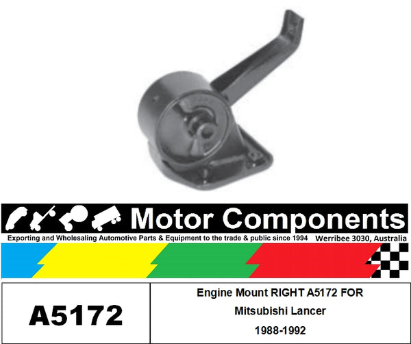 Engine Mount RIGHT A5172 FOR Mitsubishi Lancer 1988-1992