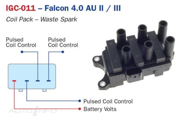 IGNITION COIL FOR FORD FALCON 4.0 AU II/III