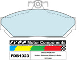 BRAKE PADS  FDB1023M TO SUIT Holden - Statesman, Monaro, H Series 1977-1984