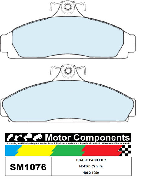 BRAKE PADS SM1076 TO SUIT  Holden Camira 1982-1989