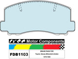 BRAKE PADS FDB1103M TO SUIT Toyota ,Nissan,Mitsubishi,Holden 1979-1994