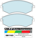 BRAKE PADS DB1165 TO SUIT Nissan SKYLINE,PULSAR,200 SX,Ford Corsair 1989-2005