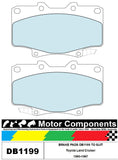 BRAKE PADS DB1199 TO SUIT Toyota Land Cruiser 1990-1997
