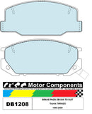 BRAKE PADS DB1208 TO SUIT Toyota TARAGO  1990-2000