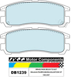 BRAKE PADS DB1239 TO SUIT Mitsubishi PAJERO,MAGNA,GALANT,3000 GT 1992-2007