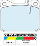 BRAKE PADS DB143 TO SUIT Mercedes-Benz 1968-1989