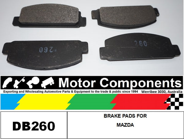 BRAKE PADS SM260 TO SUIT MAZDA 929 929s 1981