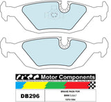 BRAKE PADS DB296 TO SUIT BMW 3,5,6,7 1976-1994