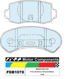 BRAKE PADS FDB1078M TO SUIT Ford LTD,Falcon, Fairmont,Fairlane 79-88
