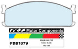 BRAKE PADS FDB1079 TO SUIT  Holden Shuttle 1982-1990