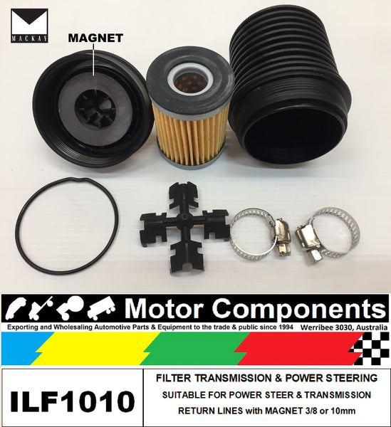 Filter with magnet Transmission Cooler / Power Steering Return, In-Line suit 3/8