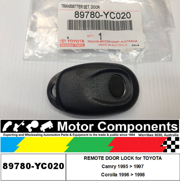89780-YC020	REMOTE CONTROL DOOR LOCK Camry 1995-97 Corolla 1996-98