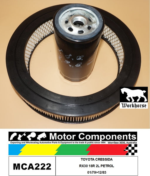 FILTER SERVICE KIT for TOYOTA CRESSIDA RX30 18R 2L PETROL 01/79>12/83