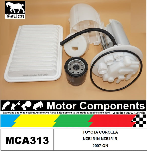 FILTER SERVICE KIT for TOYOTA COROLLA NZE151N NZE151R 2007-ON